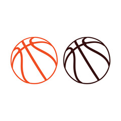 basketball ball vector