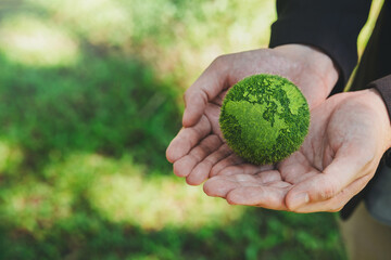 Environment Earth Day  hands holding earth protect nature environmentally sustainable Save Earth. the Environment World Earth Day concept