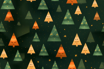 Obraz premium christmas pattern wrapping paper, tile