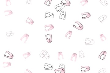 seamless pattern with cosmetics