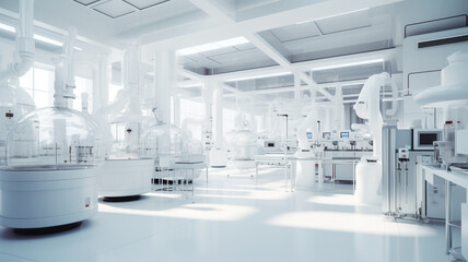 Modern laboratory.