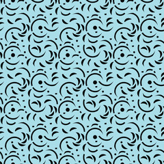 Pretty Abstract fabric background. Vector art. Seamless pattern. Textile Design
