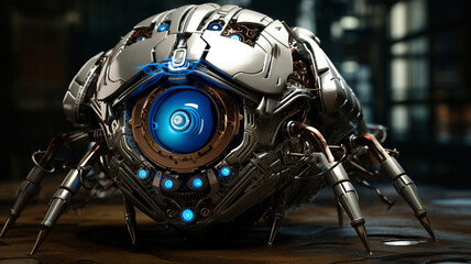 Fototapeta premium Eye of robot.