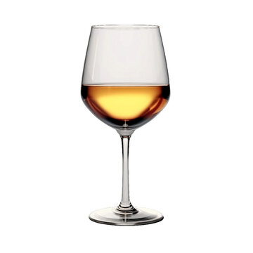 Wineglass. isolated object, transparent background