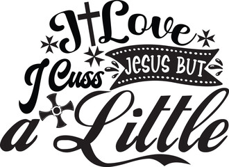 jesus text svg cut file