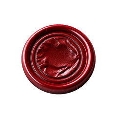 Wax seal. isolated object, transparent background