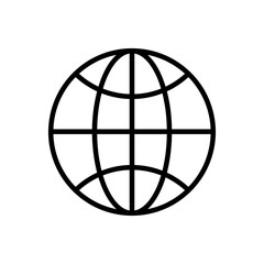  Global icon. Vector flat trendy style illustration on white background..eps