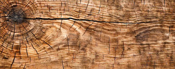 Detailed cracked wood texture