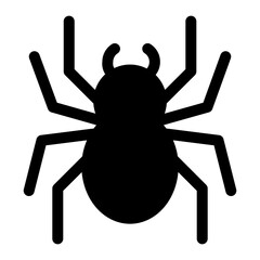 spider Halloween Icon Illustration