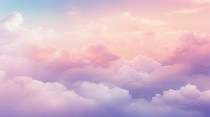 Fototapeta na wymiar Dreamy Pastel Clouds: Vertical Background in Soothing Colors for a Serene Experience