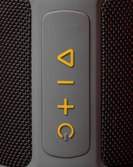 Trendy bluetooth speaker with buttons