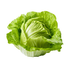 Lettuce. isolated object, transparent background