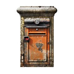 Letterbox. isolated object, transparent background