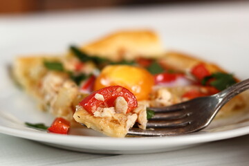 Chicken and Egg Galette