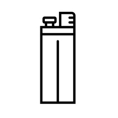  Lighter Icon and Illustration in Line Style