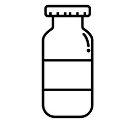 Fertilizier B Icon and Illustration in Line Style