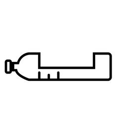 Bottle Pots Icon and Illustration in Line Style