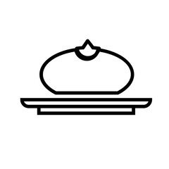  Bakpao Icon and Illustration in Line Style