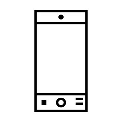 Phone Icon and Illustration in Line Style