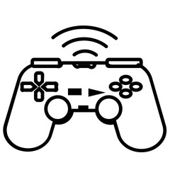 WireLess Stick Icon and Illustration in Line Style