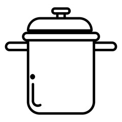 Sup Icon and Illustration in Line Style