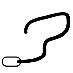 Mic Wireless Icon Illustration in Solid Style