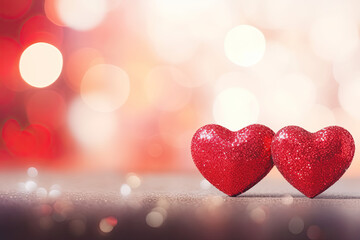 red valentine background with hearts