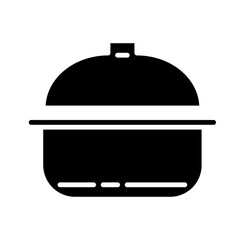  Bowl of Chili Sauce icon illustration in solid style