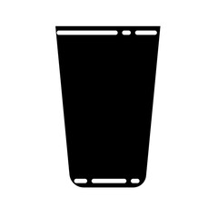 Drinking Glass icon illustration in solid style