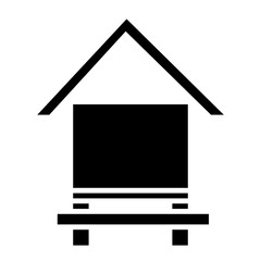  Honey Bee Nest icon illustration in solid style