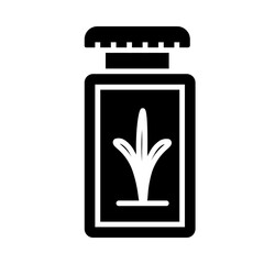 Botanical Pedticides icon illustration in solid style