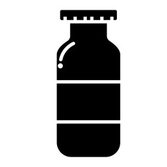 Fertilizer A icon illustration in solid style