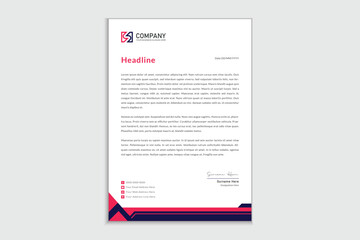 Professional creative letterhead design for your business