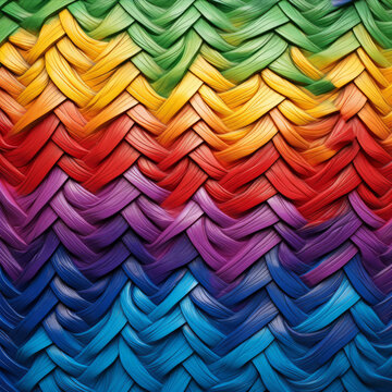 Abstract rainbow simetrical connections background