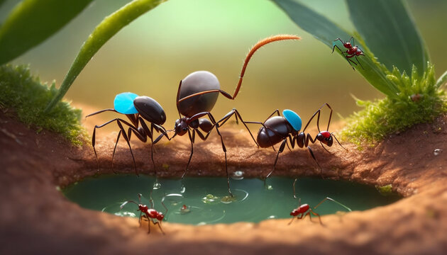 Nature Forest with Ant