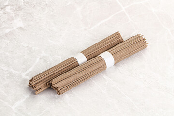 Asian aw soba bukwheat noodle