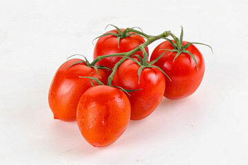 Raw red Flamenco tomato branch