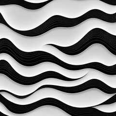 abstract elevation wavy topography strip line for concept about minimal a sea. ai generative