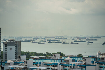 Fototapeta na wymiar Singapore, Joo Chiat District, HDR Image