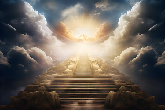 A Captivating Image of a Stairway to Heaven