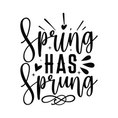 Spring has sprung