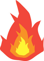 모닥불 벡터일러스트