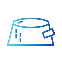Pollution Trunk Waste Gradient Line Icon