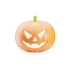 3D jack o lantern halloween pumpkin