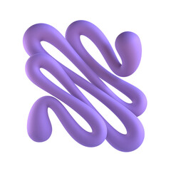 Fluid Zig Zag Abstract Shape