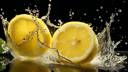 A splash of lemon juice from a squeeze