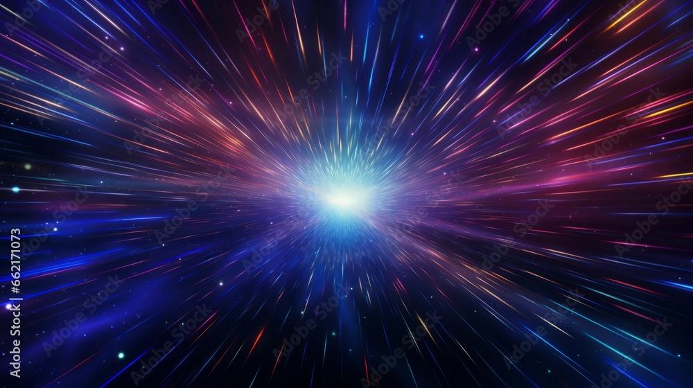 Poster a fantasy hyper zoom backdrop with celestial patterns