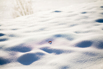 Obraz premium Snow surface - abstract natural background