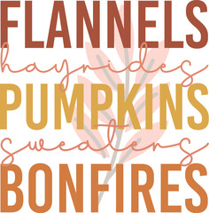 flannels hayrides pumpkins sweaters bonfires