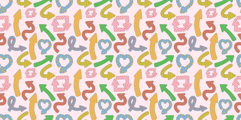 seamless pattern with people